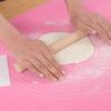 Silicone Pastry Baking Mat Non Stick Cookie Bread Rolling Mats Kneading Kitchen Cooking Board Pad for Pie Pizza Cookies Fondant