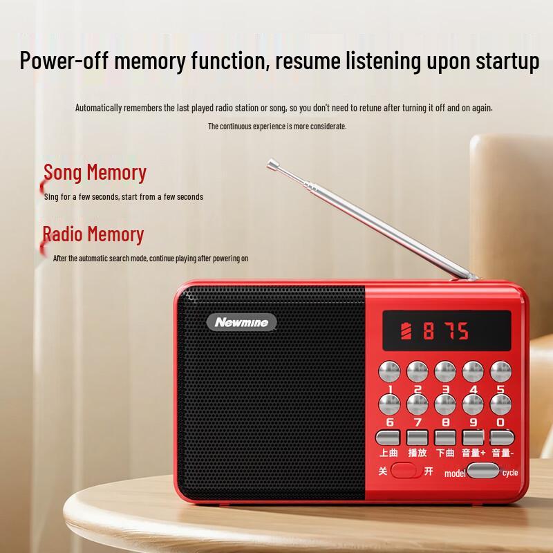 Boxă Radio Bluetooth Multifuncțională Portabilă Newman K65