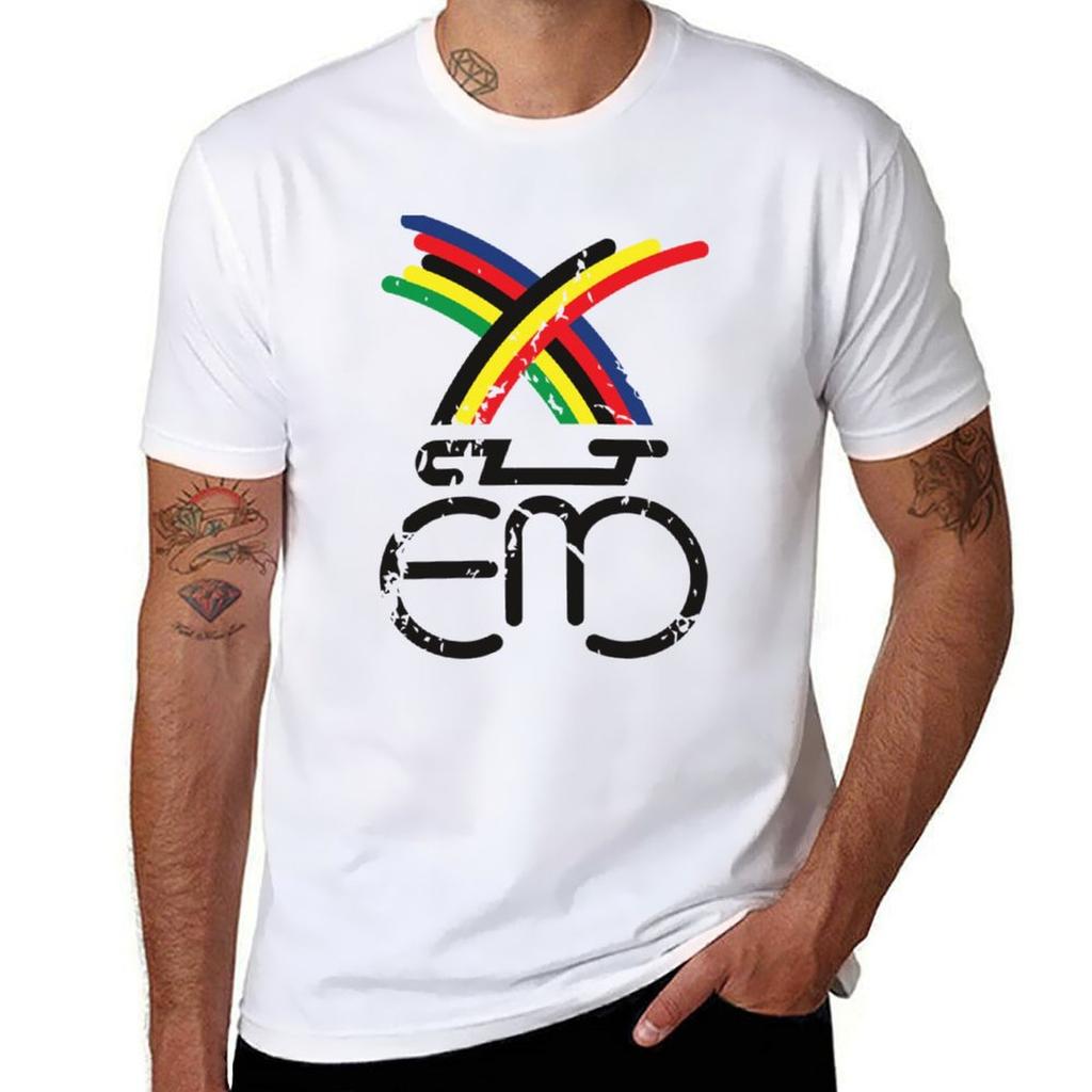 Eddy Merckx Distressed T-Shirt Funnys Hippie Clothes Mens Workout Shirts