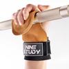 Lishi Fitness Ledergriffpolster und Gewichtheber-Handgelenkbandagen