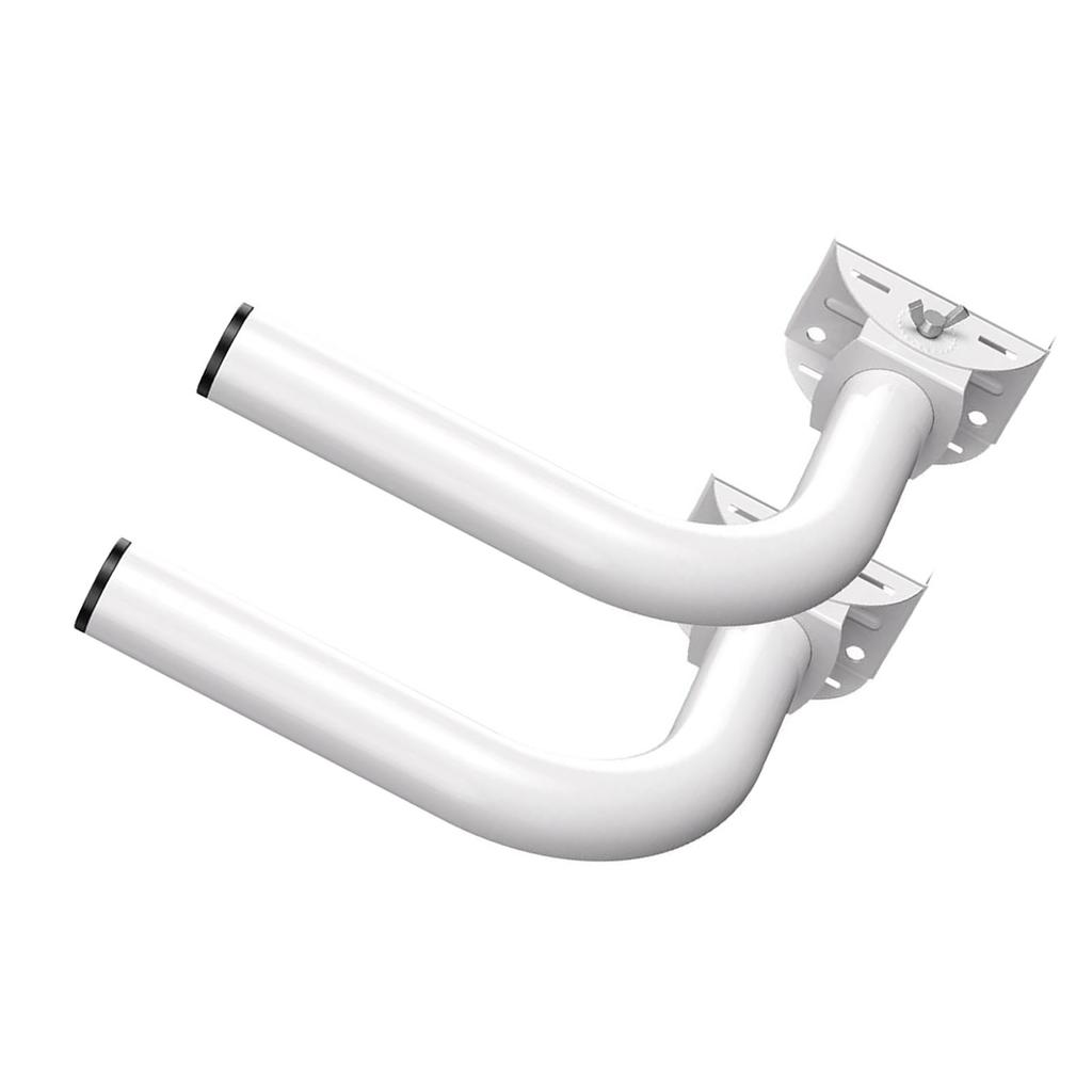 2Pcs Wireless Bridge Bracket Mount 150 Degrees Adjustable Stainless Steel Universal J Pole Mount Accessory