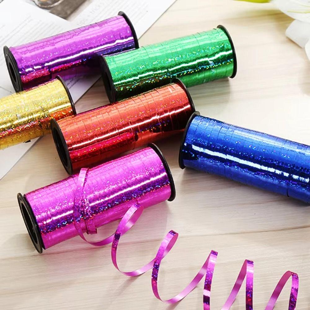 DIY Metallic Ribbon Wrapping Crafts Bows Gift Packaging  Florist Crafts