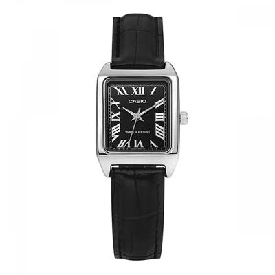 Ltp V007l 1budf  Ltp V007l 1b  Analog Square Sat Student Women S Leather Watch