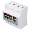 Over Under Voltage Protector 80A 3 Phase Auto Reset Voltage Protective Device DIN Rail Voltmeter Amm