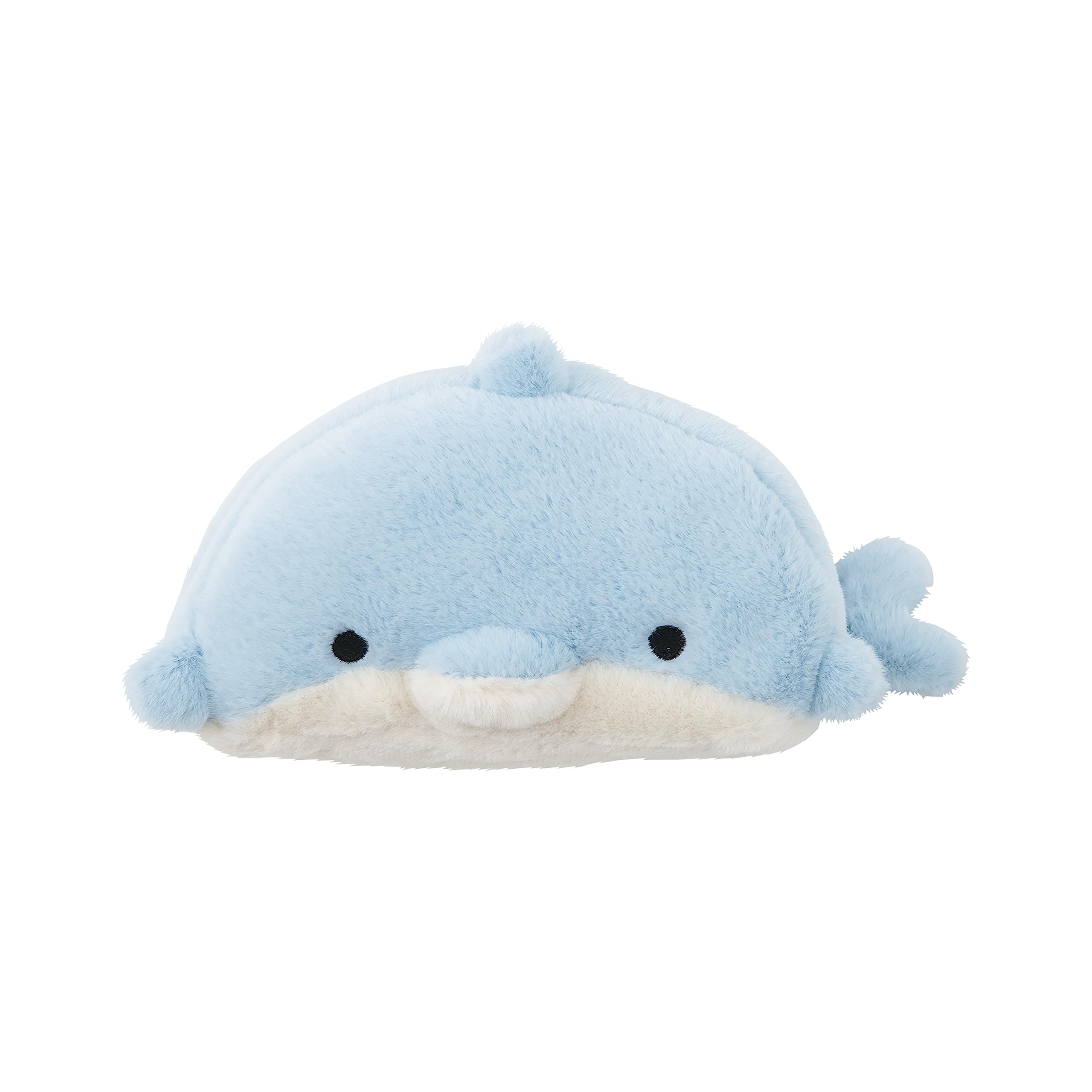 

Livheart Marshmallow Animal Aquamie Dolphin Pouch (Total Length: Approx. 16cm) Marine Life Accessory 18302-61