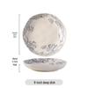 Zhi Shi Ceramic 8-inch Deep Salad and Dinner Plates