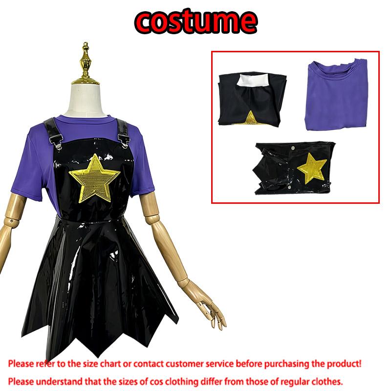 Horror Game Speeltijd Lily Cosplay Kostuums Poppy Lily Paarse Jurk Lily Tas Masker Halloween Carnaval Kleding voor Vrouwen height130-140