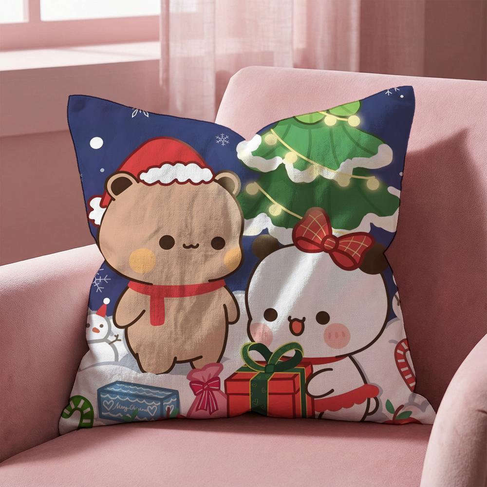 Y-Y-yier B-bubu IP Cushion Cover Multi-Scene Pillow Cover for Home & Car - Reversible, Soft & Durable for Daily Use