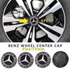2025 Hot For Benz 4pcs 75mm For Mercedes Benz Car Wheel Center Cap Rim Hub Caps Emblem W202 W220 W213 W210 W164 E200 E260 E300