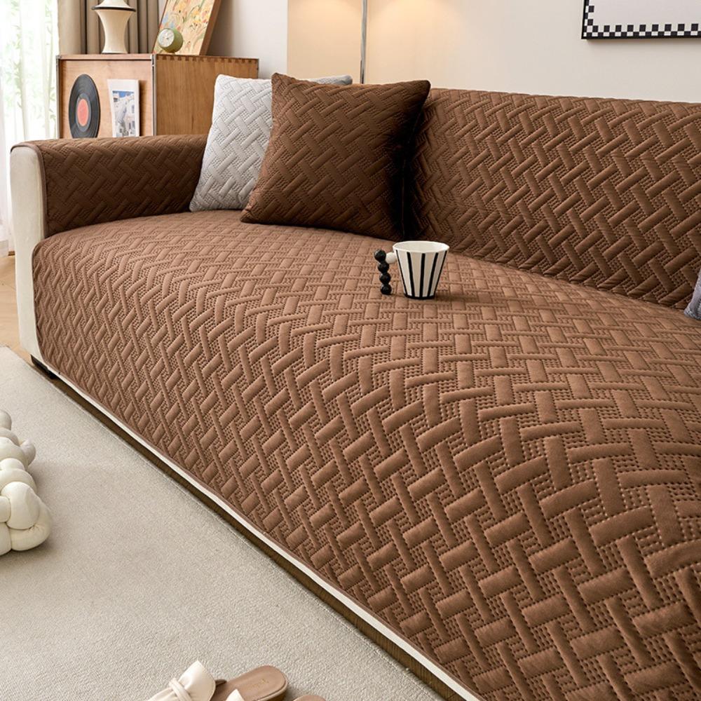 

Чехол на диван из эластичной ткани, голландский бархат, полосатый узор, пылезащитный чехол на диван, гостиная 90*70cm