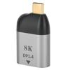 Aluminum Alloy Shell TypeC Male to DP Adapter Converter Connector for Windows Android OS X