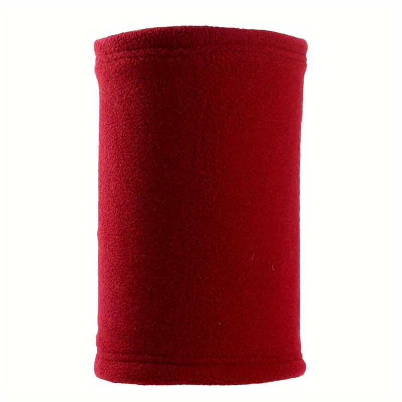 

Outdoor Fleece Neck Cover, Neck Warmer For Camping Hiking Skiing And Cycling красный