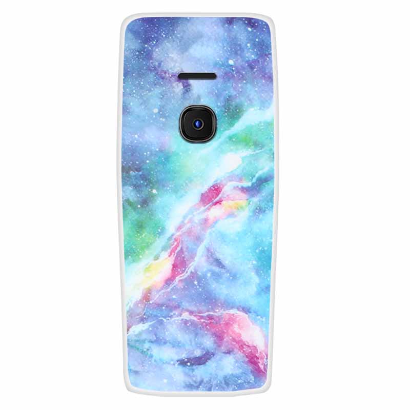 For Nokia 8210 4G Case Soft Silicone Owl Wolf Fashion Back Covers for Nokia 6300 4G Cases Lovely Painted Marble Protection Bags