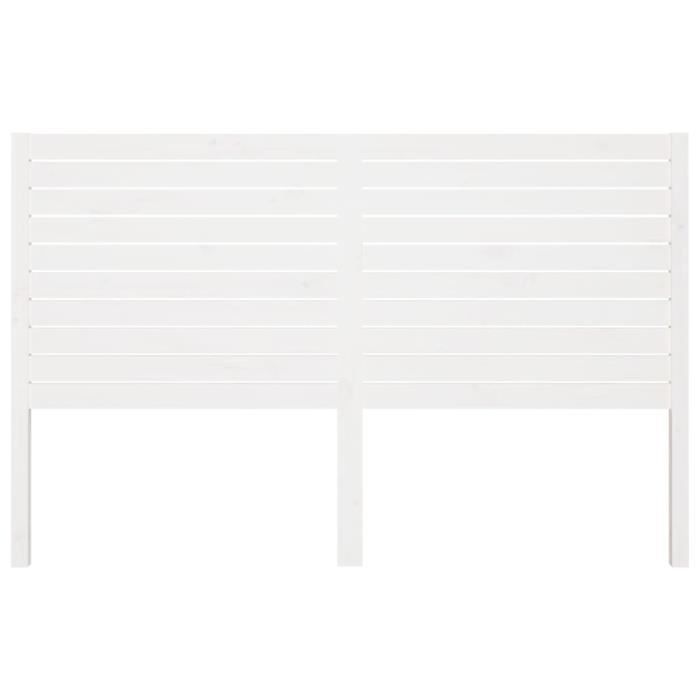 VidaXL Headboard White 166x4x100 Cm Solid Pine Wood 819031