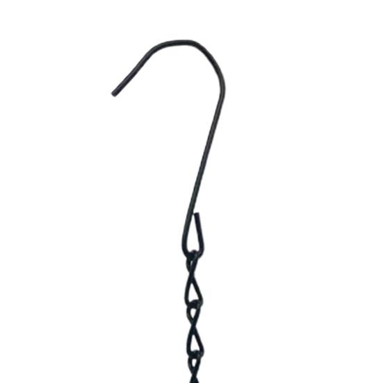 Závěsné krmítko pro ptáky s řetízkem Velkokapacitní krmení s železným drátem odolným proti okusu