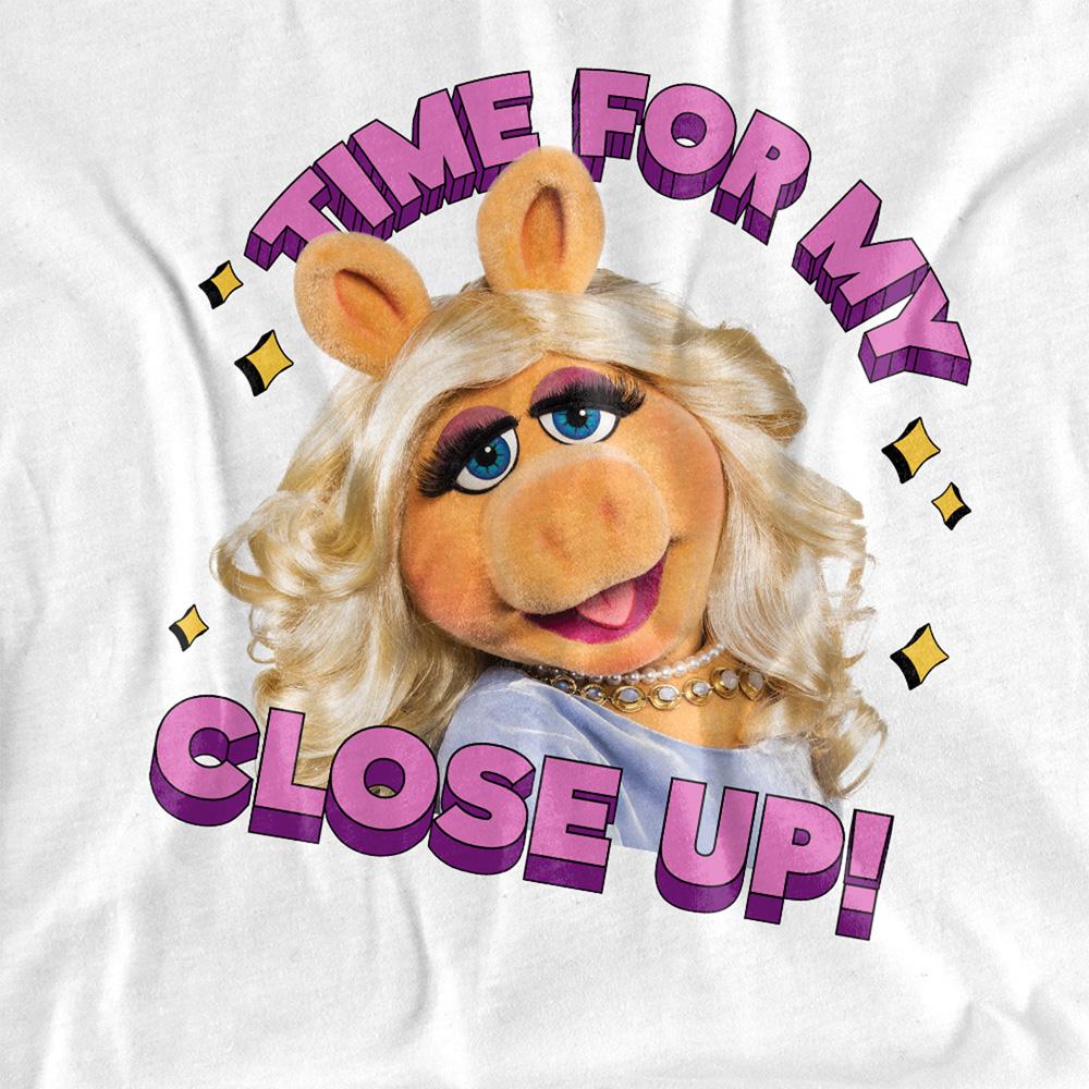 The Muppets Unisex Adult Time For My Close Up Miss Piggy T-Shirt