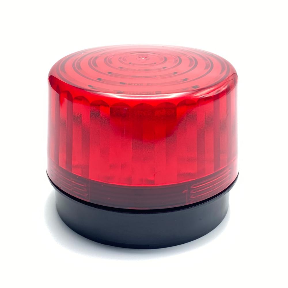 12v Alarm Red/Blue LED Flashing Strobe Light Home Security System