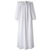 Women's Off Shoulder Long Sleeve Loose Maxi Dress Solid Color Split Hem Plus Size Boho Beach Vacation Casual Dress