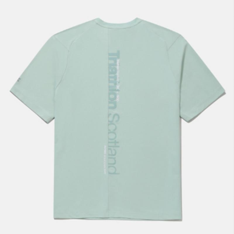 DescenTe Sco Graphic OverfiT T shirT B1 sq223iTs44 Blk0 minT whT0