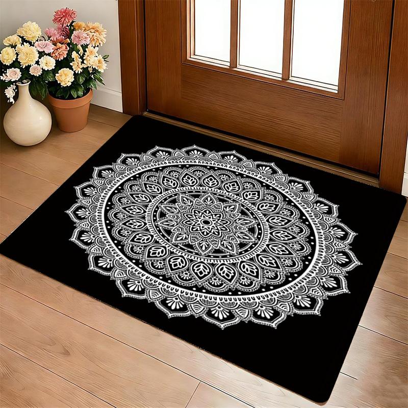 Mandala Living Room Nonslip Area Rug Soft Carpet For Bedroom Game Playroom Sofa Office Home Decor Doormat Christmas Gift C930892