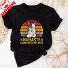Süße Cartoons Hund Namaste Shirt Lustiges Yoga Geschenk Meditation T-Shirt Pilates Tee Lehrer Liebhaber Bedrucktes T-Shirt Oberteile Rundhals