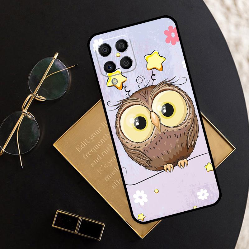 Süße Cartoon-Eule Für Samsung Galaxy M16 M06 M12 M13 M14 M15 M35 M55 M34 M54 M33 M53 M21 M31 M11 M32 M52 Hülle