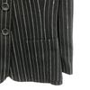 ARMANI COLLEZIONI Made in Italy Wool Blend Striped Pattern tailored jacket Women Used