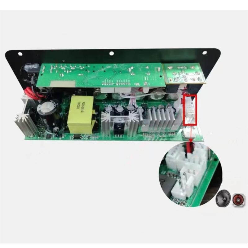 HIFI-Power Amplifier Board Bluetooth-compatible Car Speaker Subwoofer AC220v 12v 24v Universal Aux TF Card Audio Amp