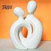 Luxury Resin Craftsmanship for Interior Decoration Abstract Couple Statue, Gold Figurine Home Decor, Modern Table Decorative Piece Housewarming