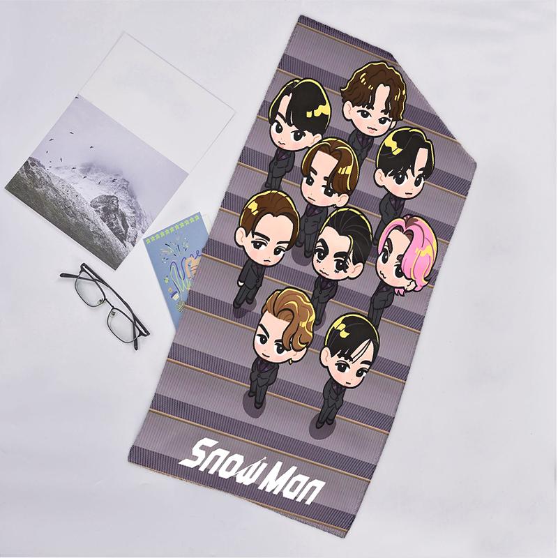 Snowman Band Fashion Beach Towel: Ideal for Summer Adventures Soft, absorbent and quick drying suitable for swimming and bathing