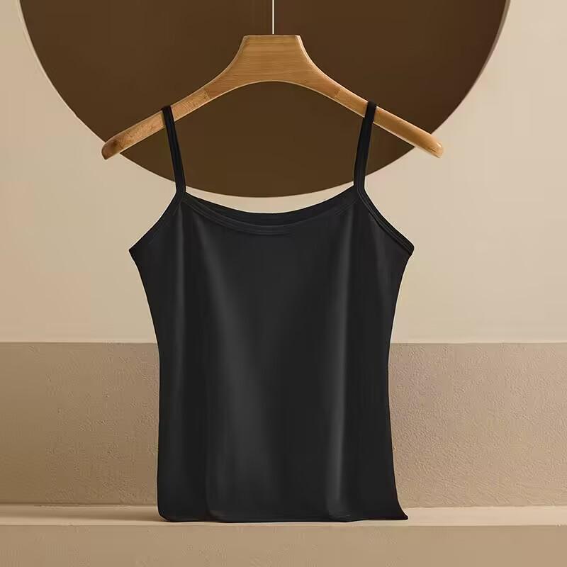 

Женская универсальная хлопковая майка большого размера - Сексуальная спина, Защита от просвечивания, Идеально подходит для многослойности, Весна/Лето. 3XL (for 150-170 jin)