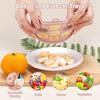 Baby Fruit Food Feeder & Mini Freezer Tray Combo, 4 Month+, Breastmilk Popsicle Freezer Molds for Baby Cooling Relief, BPA Free Silicone Feeder