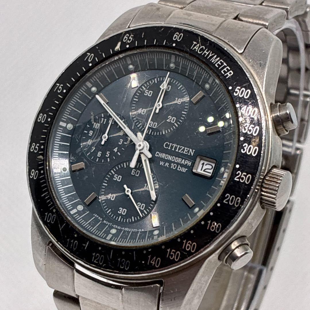 Used Good Condition Working Item Citizen Men s Watch Vintage Chronograph Rare Model