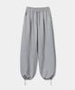 PRINOAR Arch Stay Blue String One-Pleat Wide Pants - Melange