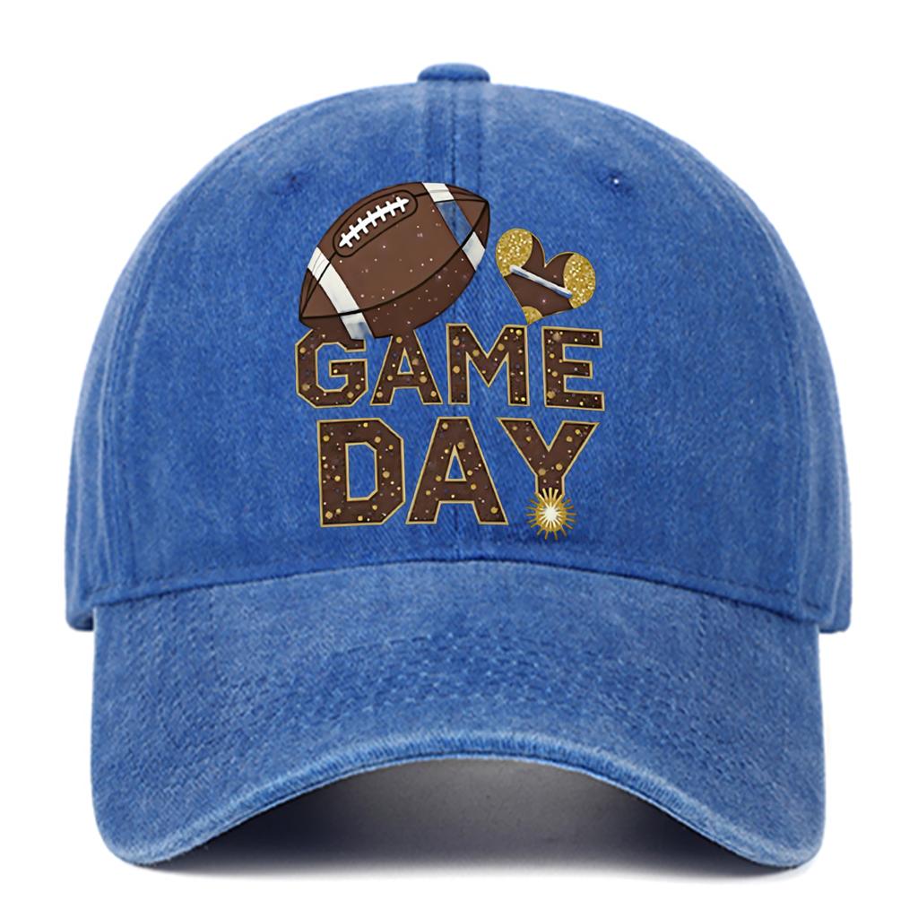 Men's and women's rugby printed baseball caps, outdoor sun protection hats suitable for daily wear and sports leisure,adjustable