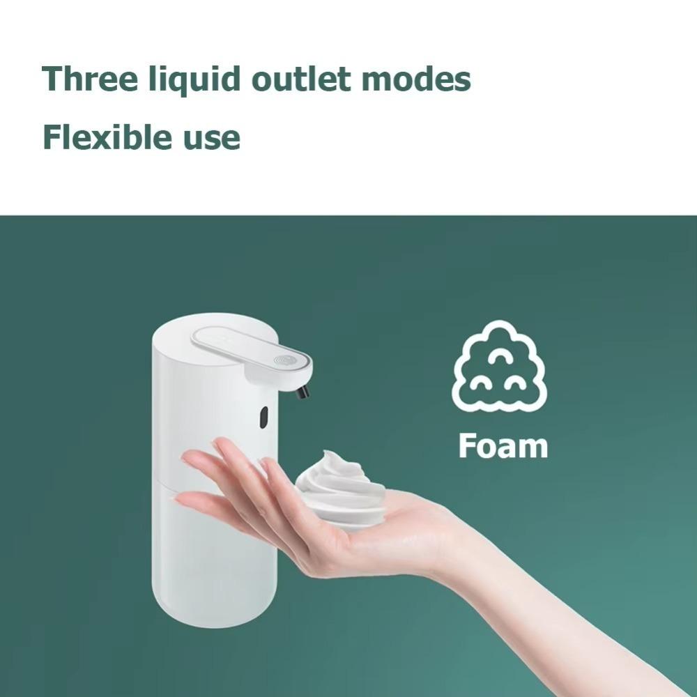 

New Automatic Foam Soap Dispenser Portable Large Capacity Smart Liquid Soap Dispensers 400ml Liquid Foam Soap Pump