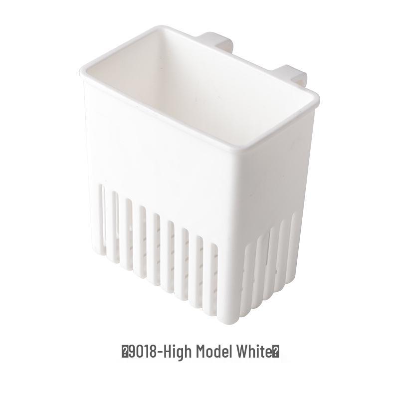 Wall-Mounted Multifunctional Draining Kitchen Utensil Storage Basket