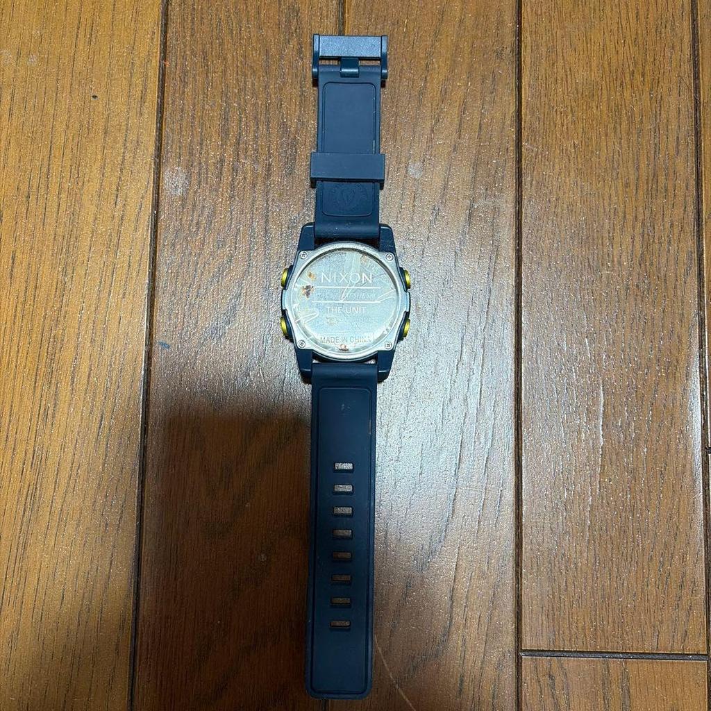 Used NIXON THE UNIT DIGITAL WATCH NAVY