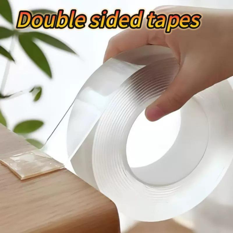 Double Contact Nano Tape Powerful Extra Strong Sided Adhesive for Kitchen and Bathroom Waterproof and Cleanable Tool