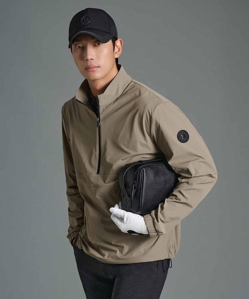 Beanpole Golf Men'S Anorak T-Shirt Beige