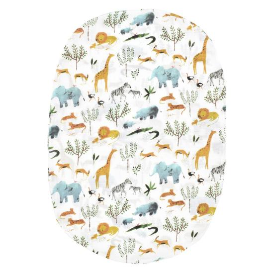 Pokrowiec na łóżeczko dla dziecka Kwiatowy nadruk Ochronny miękki w dotyku Super miękki pokrowiec na łóżeczko dla noworodka Codzienne użytkowanie