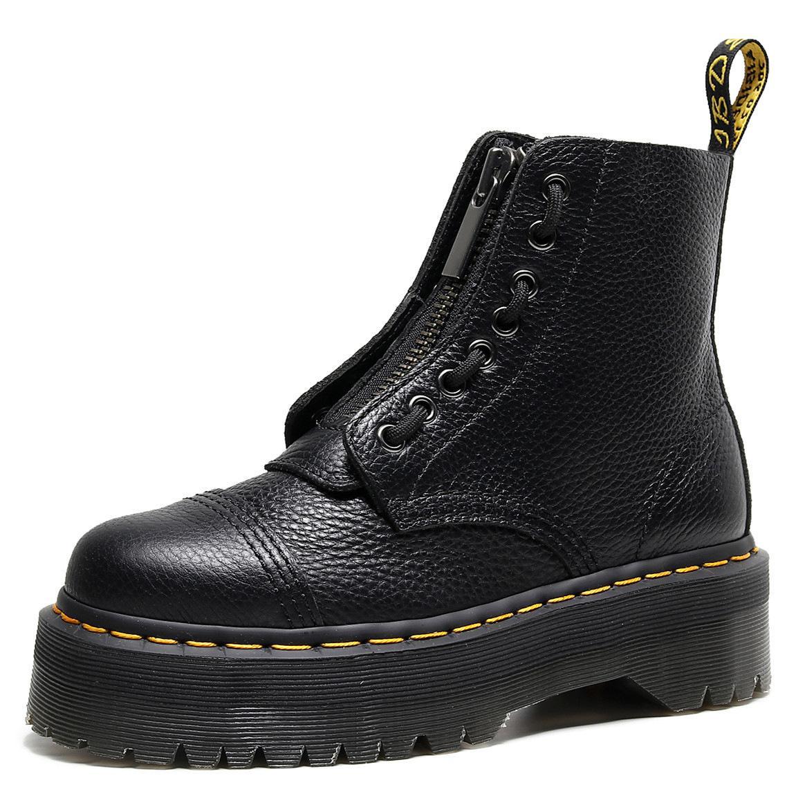 

Британские двухслойные ботинки Мартина на толстой подошве с отверстиями, короткие ботинки из первого слоя с рисунком личи, маффин 34 чёрный