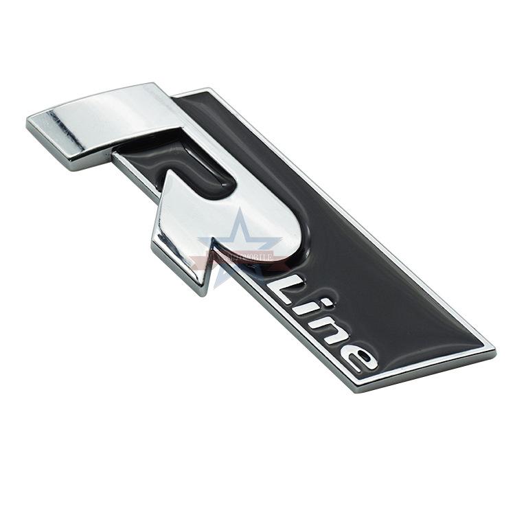 Suitable for Volkswagen R label CC passat CC R car logo Volkswagen Rline tail label alloy car logo modification