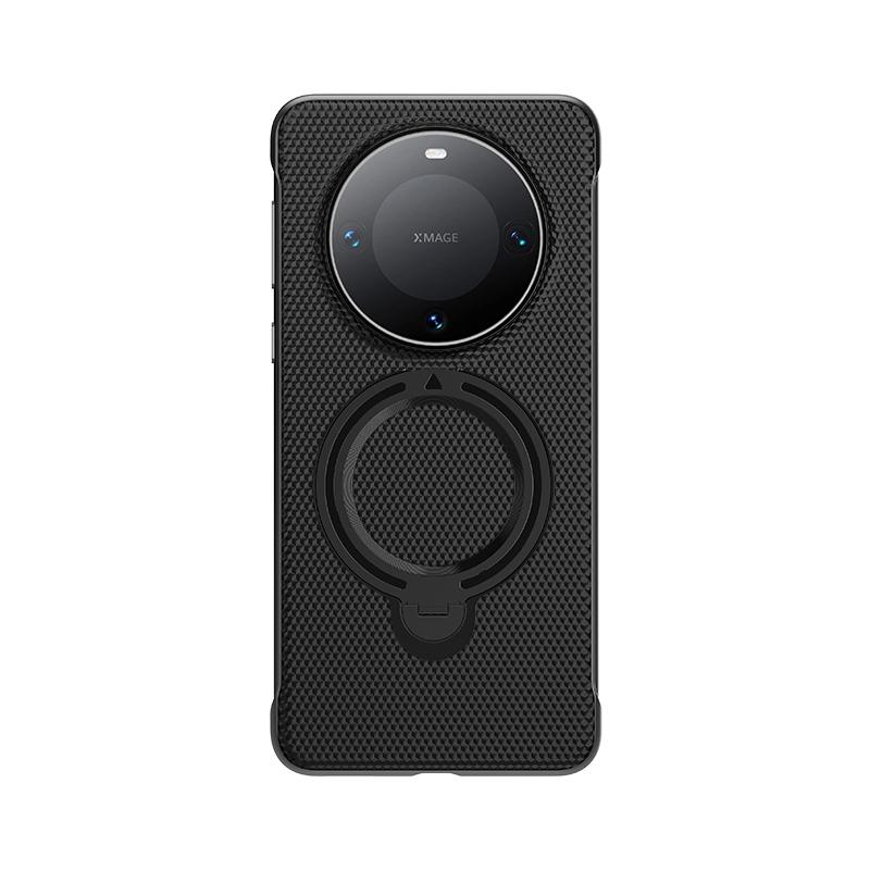 For Huawei Honor Magic 7 Pro Case Hard Carbon Fibre Ring Stand Magnetic Protective Back Cover Case For Magic 7 6 5 4 Pro Shell
