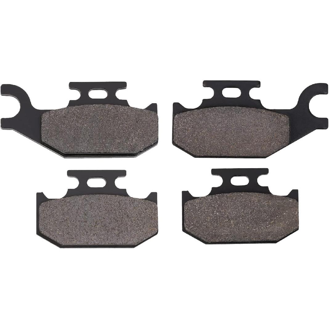 AHL Front and Rear Brake Pads Compatible with SUZUKI LT-A 500 King Quad 2009-2016 / LT-A 700 King Quad 2005-2007 / LT-A 750 King Quad 2008-2016