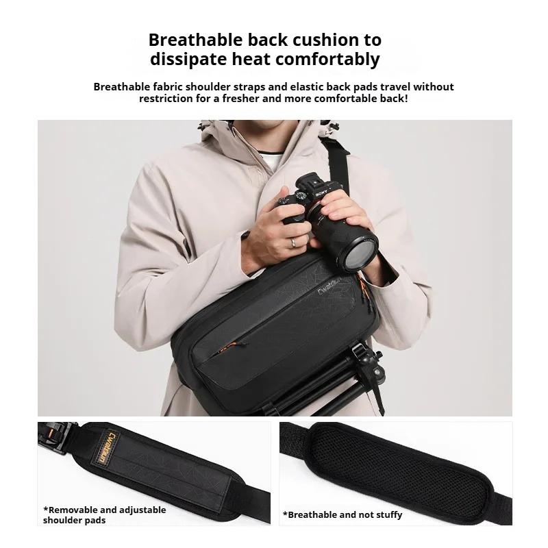 Camera Breast Bag Multi-Function Portable Oblique Shoulder Bag Micro-Single SLR Camera Leisure Bag