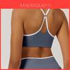 Yoga Sports Bra For Women With Quick Dry Fabric Mesh Back Support For Running And Fitness