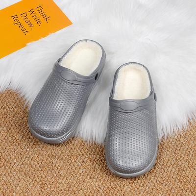 Pantuflas de Invierno Cálidas de Terciopelo para Pareja 2025 - Hogar y Exterior Talla Grande