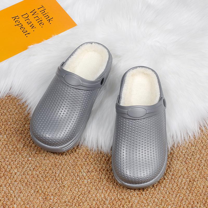 2025 Winter Warm Velvet Couple Slippers - Home & Outdoor Large Size