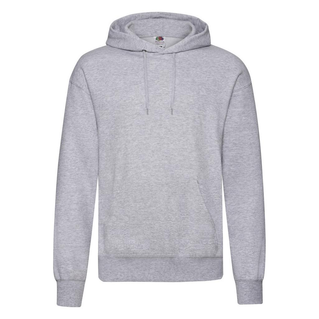 Fruit of the Loom Mens Classic Plain Hoodie